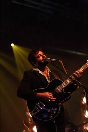 Angus Stone of the band Dope Lemon at a concert at Huxleys Neue Welt in Berlin, 5 July 2023 Dope Lemon concert Berlin