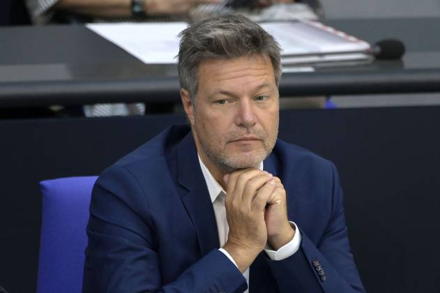 Robert Habeck at the 116 session of the German Bundestag in the Reichstag building Berlin, 07 07 2023 Foto:xF.xKernx xFuturexImage