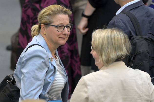 Svenja Schulze and Katja Mast at the 116 session of the German Bundestag in the Reichstag building Berlin, 07 07 2023 Foto:xF.xKernx xFuturexImage