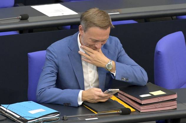 Christian Lindner in the 116 session of the German Bundestag in the Reichstag building Berlin, 07 07 2023 Foto:xF.xKernx xFuturexImage