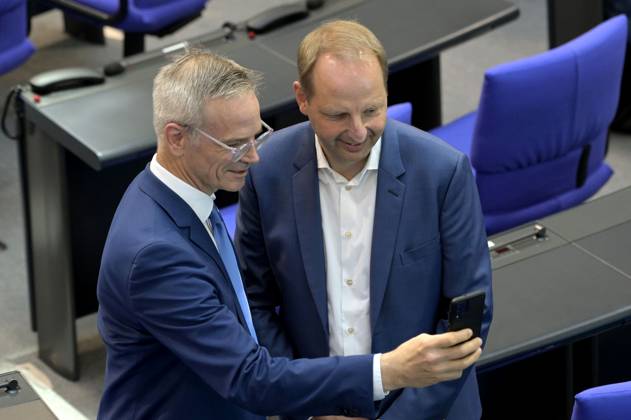 Markus Alexander Reichel and Thomas Heilmann at the 116 session of the German Bundestag in the Reichstag building Berlin, 07 07 2023 Foto:xF.xKernx xFuturexImage
