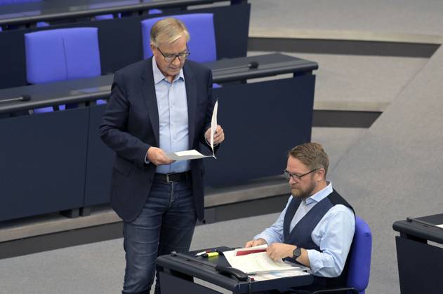 Dietmar Bartsch and Jan Korte at the 116 session of the German Bundestag in the Reichstag building Berlin, 07 07 2023 Foto:xF.xKernx xFuturexImage