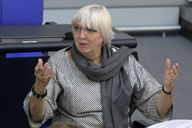 Claudia Roth at the 116 session of the German Bundestag in the Reichstag building Berlin, 07 07 2023 Foto:xF.xKernx xFuturexImage