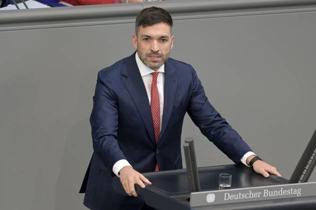 Konstantin Kuhle in the 116 session of the German Bundestag in the Reichstag building Berlin, 07 07 2023 Foto:xF.xKernx xFuturexImage