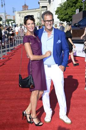 Gerit Kling with husband Wolfram Becker at the BMW X Staatsoper Unter den Linden event at the event Staatsoper für alle with Don Carlo as a live broadcast on the Bebelplatz Berlin, 08 07 2023 Foto:xF.xKernx xFuturexImage