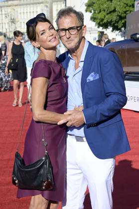 Gerit Kling with husband Wolfram Becker at the BMW X Staatsoper Unter den Linden event at the event Staatsoper für alle with Don Carlo as a live broadcast on the Bebelplatz Berlin, 08 07 2023 Foto:xF.xKernx xFuturexImage