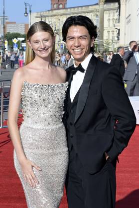 Trixie Giese with husband Samy Neo at the BMW X Staatsoper Unter den Linden event at the event Staatsoper für alle with Don Carlo as live broadcast on Bebelplatz Berlin, 08 07 2023 Foto:xF.xKernx xFuturexImage