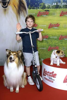Lassie, Pelle Staacken and Pippa at the premiere of the movie Lassie A New Adventure at Zoo Palast Berlin, 09 07 2023 Foto:xF.xKernx xFuturexImage