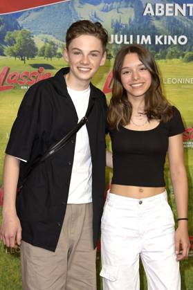 Nico Marischka and Anna Lucia Gualano at the premiere of the feature film Lassie A New Adventure at Zoo Palast Berlin, 09 07 2023 Foto:xF.xKernx xFuturexImage