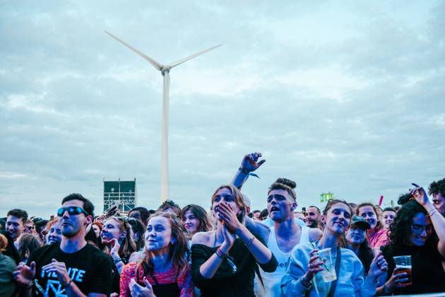 Illustration picture shows festival-goers during the second day of the 2023 edition of the Dour festival in Dour, on Thursday 13 July 2023. The festival takes place from 12 to 16 July.  JUSTINxNAMUR 70575347