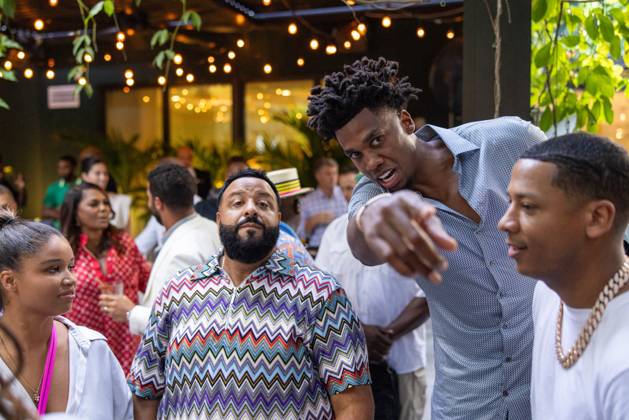 Celebrities At We The Best Foundation Golf Classic VIP Reception. Featuring: DJ Khaled & Hassan Whiteside Where: Miami, Florida, United States When: 19 Jul 2023 Credit: Seth Browarnik startraksphoto.com Copyright: xRichardxAlvarezx 52904793 EDITORIAL USE ONLY. NOT FOR USE BY NEWSPAPERS BASED IN THE UK.