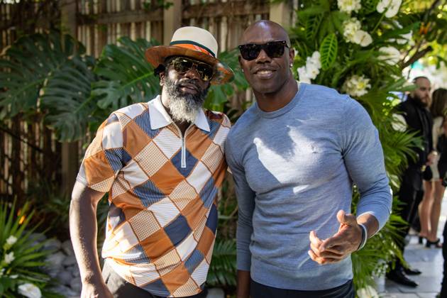 Celebrities At We The Best Foundation Golf Classic VIP Reception. Featuring: Ed Reed & Terrell Owens Where: Miami, Florida, United States When: 19 Jul 2023 Credit: Seth Browarnik startraksphoto.com Copyright: xRichardxAlvarezx 52904825 EDITORIAL USE ONLY. NOT FOR USE BY NEWSPAPERS BASED IN THE UK.
