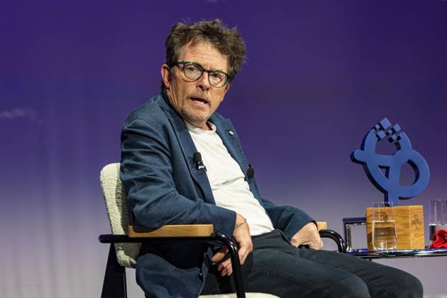 Michael J Fox at Bits Pretzels healthtech in the fair in Munich Date 20 06 2023