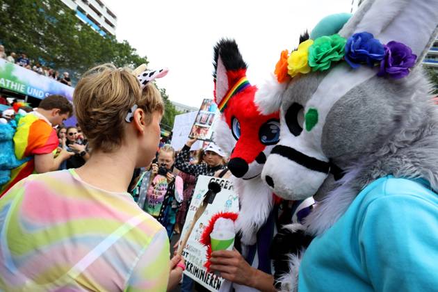 CHRISTOPHER STREET DAY 2023 BERLIN PRIDE 2023 CSD Berlin On July 22, 2023, the CSD in Berlin under th