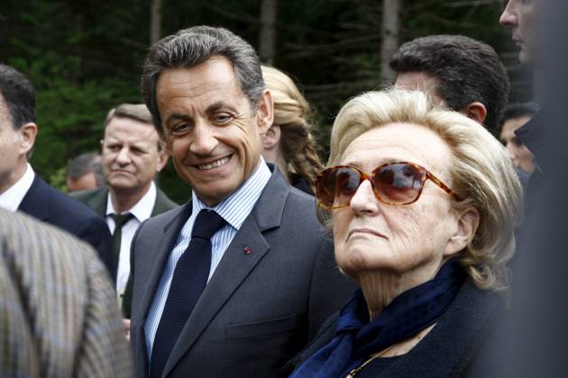 Nicolas Sarkozy on visit in Correze French President Nicolas Sarkozy flanked by former first lady Bernadette Chirac visit the Darnets forest near Egletons, Correze, central France on April 28, 2011. Photo by Ludovic Pool ABACAPRESS.COM Egletons France  Copyright: xBernardxPatrick ABACAx 272766_046 BernardxPatrick ABACAx 272766_046 