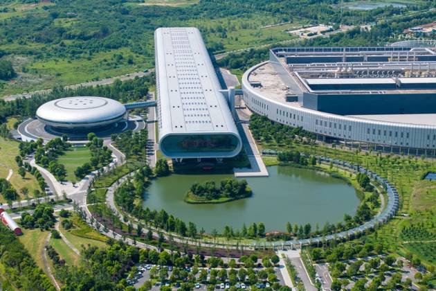 TSMC Factory in Nanjing, China Aerial photo shows the factory of Taiwan Semiconductor Manufacturing Company (TSMC) in Nanjing, Jiangsu province, Aug 1, 2023. Taiwan Semiconductor Manufacturing (TSM) on July 31 turnover of 857 million US dollars, in the day s 58th US stocks, turnover increased 25.86% from yesterday, the day s volume of 8.6541 million. Taiwan Semiconductor Manufacturing (TSM) is down 1.75% through July, up 33.11% year-to-date and up 12.06% in the past 52 weeks. Nanjing China  Copyright: xCFOTOx originalFilename: cfoto-tsmcfact230801_np1Uc