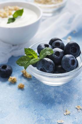 small Blueberries transparent Bowl Copyright: imageBROKER OleksandrxLatkun ibxole09583138.jpg