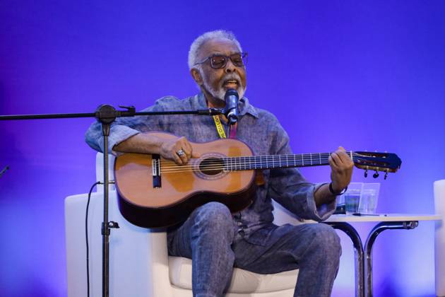 Bilder des Jahres 2023, Entertainment 09 September Entertainment Themen der Woche KW36 Entertainment Bilder des Tages RIO DE JANEIRO, RJ - 10.09.2023: QUARENTA ANOS DA BIENAL DO LIVRO NO RJ - The singer and immortal of the Brazilian Academy of Letters, Gilberto Gil, participates in the literary ciranda this Sunday (10) on the last day of the Book Biennial at Riocentro. x2432386x LorandoxLabbe