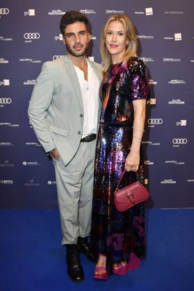 Wolke Hegenbarth with partner Oliver Vaid at the award ceremony of the German Acting Award 2023 at the restaurant Spindler Klatt Berlin, 15 09 2023 Foto:xN.xKubelkax xFuturexImagex schauspielpreis_3869