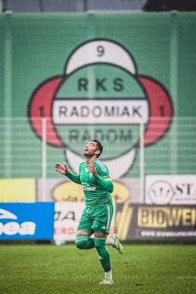 RADOM 23.09.2023 MECZ 9. KOLEJKA PKO EKSTRAKLASA SEZON 2023 24 --- POLISH FOOTBALL TOP LEAGUE MATCH: RADOMIAK RADOM - PUSZCZA NIEPOLOMICE LEANDRO FOT. Kacper Pacocha 400mm NEWSPIX.PL --- Newspix.pl 059_PAC_0525