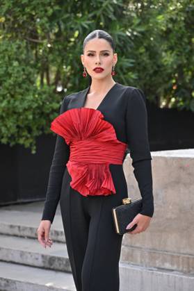 PFW Elie Saab Arrivals Dy Miryan attending the Elie Saab S S 2024 show during Paris Fashion Week on September 30, 2023 in Paris, France. Photo by Julien Reynaud APS-Medias ABACAPRESS.COM Paris France  Copyright: xReynaudxJulien APS-Medias ABACAx 869874_046 ReynaudxJulien APS-Medias ABACAx 869874_046