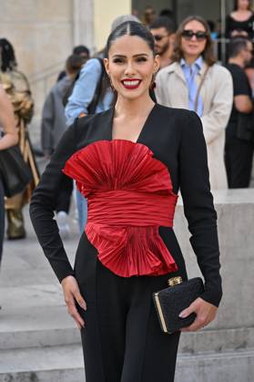 PFW Elie Saab Arrivals Dy Miryan attending the Elie Saab S S 2024 show during Paris Fashion Week on September 30, 2023 in Paris, France. Photo by Julien Reynaud APS-Medias ABACAPRESS.COM Paris France  Copyright: xReynaudxJulien APS-Medias ABACAx 869874_049 ReynaudxJulien APS-Medias ABACAx 869874_049