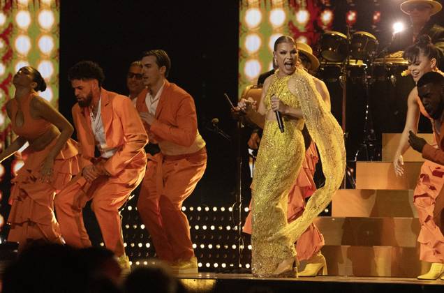 Olga Tanon performs at the 2023 Latin Billboard Music Awards at the University of Miami, Watsco Center, Thursday, October 05, 2023 in Coral Gables, Florida.  MIA20231005179 GARYxIxROTHSTEIN