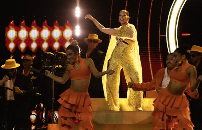 Olga Tanon performs at the 2023 Latin Billboard Music Awards at the University of Miami, Watsco Center, Thursday, October 05, 2023 in Coral Gables, Florida.  MIA20231005182 GARYxIxROTHSTEIN