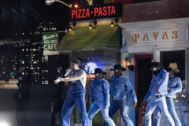Bad Bunny performs at the 2023 Latin Billboard Music Awards at the University of Miami, Watsco Center, Thursday, October 05, 2023 in Coral Gables, Florida.  MIA20231005202 GARYxIxROTHSTEIN