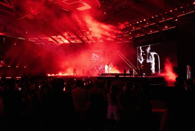 The 2023 Latin Billboard Music Awards take place at the University of Miami, Watsco Center, Thursday, October 05, 2023 in Coral Gables, Florida.  MIA20231005212 GARYxIxROTHSTEIN