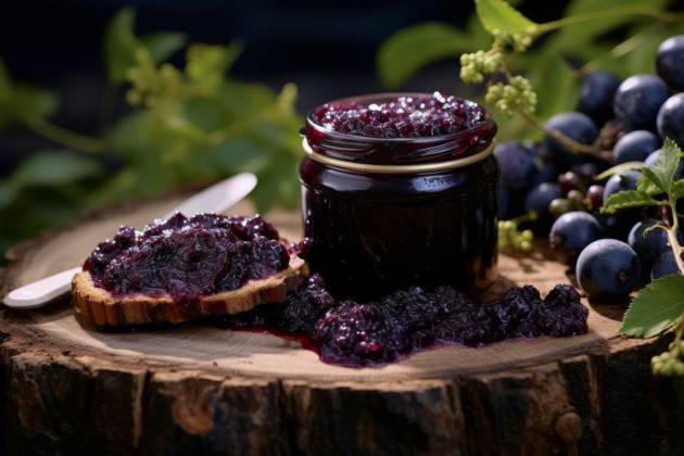 IMAGO Creative, Jahreszeit Sommer, Food, Marmelade kochen A jar filled with luscious homemade jam, capturing the essence of fresh fruits. Homemade Jam Delight Jar Copyright: xFilippoxCarlotx COMM (14109)