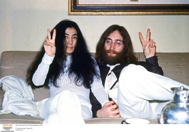 John Lennon and Yoko Ono photographed in 1969. Lawrence Kirsch Retna UK. Credit all uses John Lennon and Yoko Ono photographed in 1969. Lawrence Kirsch Retna UK. Credit all uses, Credit: Lawrence Kirsch Avalon  Copyright: x xLawrencexKirschx xAvalonx 0524882624