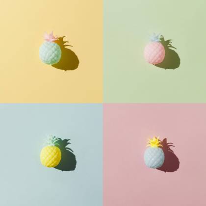 flat Pineapple fruit arrangement Copyright: imageBROKER/OleksandrxLatkun iblole09807945.jpg