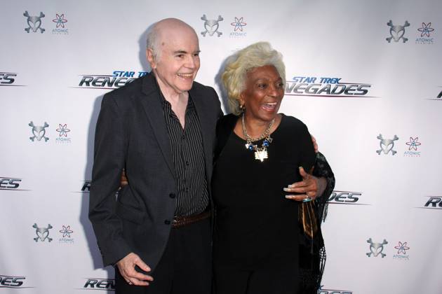 at the Star Trek: Renegades Premiere, Crest Theater, Westwood, CA 08-01-15 Walter Koenig, Nichelle Nichols at the Star Trek: Renegades Premiere, Crest Theater, Westwood, CA 08-01-15 David Edwards Dailyceleb Westwood Calif United States EDITORIAL USE ONLY Copyright: xx DavidxEdwardsx icphotos619078