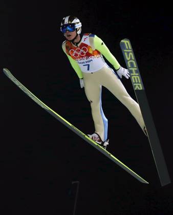 Ski jumping Ski jumping South Korean skier Kim Hyun-ki jumps in the men s normal hill individual qualification round of the 2014 Winter Olympics in Sochi, Russia, on Feb. 10, 2014 (Korean time). (Yonhap) 2014-02-10 10:38:00 < 1980-2014 YONHAPNEWS AGENCY. .> ·¯½Ã¾Æ ·¯½Ã¾Æ EDITORIAL USE ONLY Copyright: xx PYH2014021001500031500 YonhapxNewsx yonphotos071360