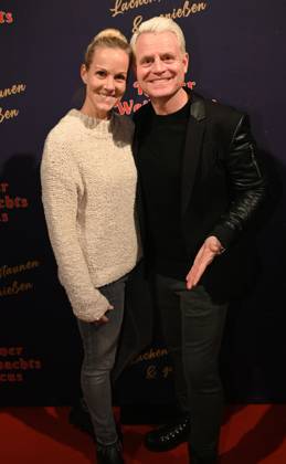Presenter Guido Cantz and his wife Kerstin Ricker attend the premiere of the 8th Cologne Christmas Circus