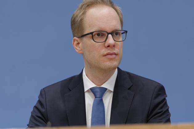 PISA 2022 presented 2023 12 05 Germany, Berlin Federal Press Conference on the publication of the PISA 2022 report Pictured Jens Brandenburg FDP , Parliamentary State Secretary at the Federal Ministry of Education and Research BMBF