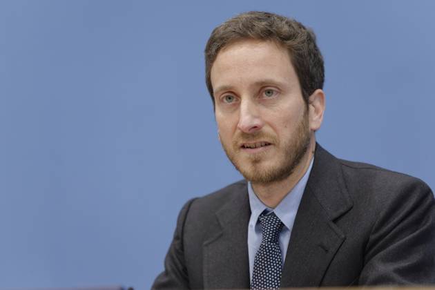 PISA 2022 presented 2023 12 05 Germany, Berlin Federal press conference on the publication of the PISA 2022 report Pictured Francesco Avvisati, OECD, co-author of the study