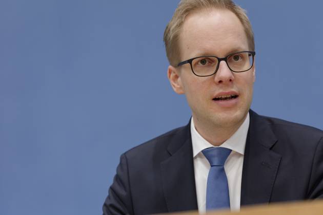 PISA 2022 presented 2023 12 05 Germany, Berlin Federal Press Conference on the publication of the PISA 2022 report Pictured Jens Brandenburg FDP , Parliamentary State Secretary at the Federal Ministry of Education and Research BMBF