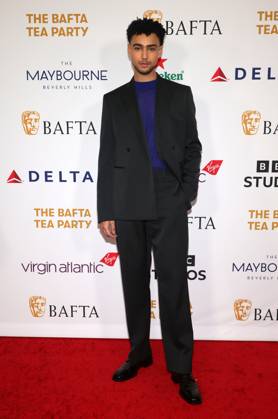 Celebrities attend The 2024 BAFTA Tea Party at The Maybourne Beverly Hills, United States Featuring: Archie Madekwe Where: Beverly Hills, California, United States When: 13 Jan 2024 Credit: Faye s Vision Cover Images EDITORIAL USE ONLY. NOT FOR USE BY NEWSPAPERS BASED IN THE UK. Copyright: xx 53361390
