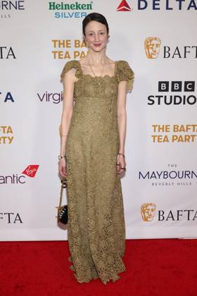 Celebrities attend The 2024 BAFTA Tea Party at The Maybourne Beverly Hills, United States Featuring: Andrea Riseborough Where: Beverly Hills, California, United States When: 13 Jan 2024 Credit: Faye s Vision Cover Images EDITORIAL USE ONLY. NOT FOR USE BY NEWSPAPERS BASED IN THE UK. Copyright: xx 53361404