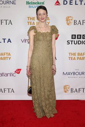 Celebrities attend The 2024 BAFTA Tea Party at The Maybourne Beverly Hills, United States Featuring: Andrea Riseborough Where: Beverly Hills, California, United States When: 13 Jan 2024 Credit: Faye s Vision Cover Images EDITORIAL USE ONLY. NOT FOR USE BY NEWSPAPERS BASED IN THE UK. Copyright: xx 53361406
