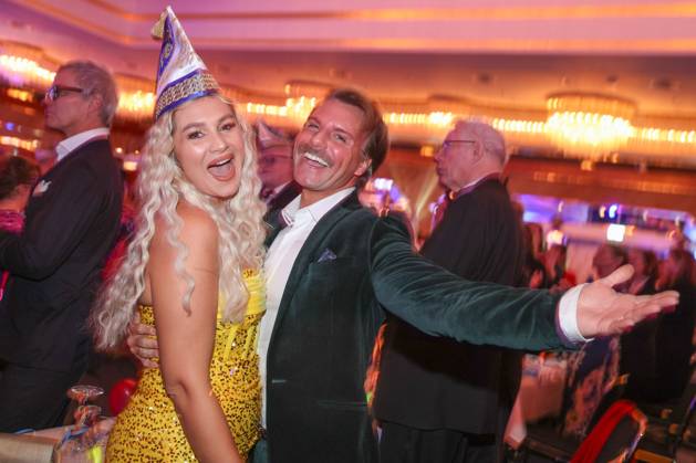 Lower Saxony, Hanover, 20 01 2024, Gala premiere of the Lindener Narren in the ballroom of the Maritim Airport Hotel, Sandra and Sascha Czok ,