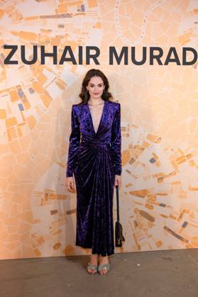 PFW - Zuhair Murad Photocall Anaelle Duguet attends Zuhair Murad?s outure show, as part of Haute Couture Spring Summer 2024 week, at Palais de Tokyo, in Paris, France, on January 24, 2024. Photo by Ammar Abd Rabbo ABACAPRESS.COM Paris France  Copyright: xAbdxRabboxAmmar ABACAx