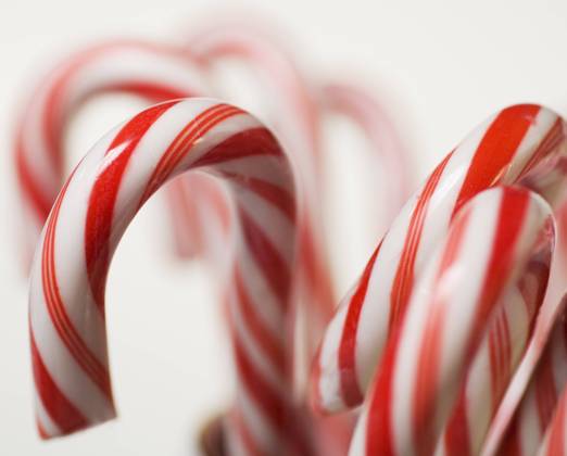 Closeup of candy canes , 12.01.2006, TTBB_ti0119483.jpg, Tetra Images, bright, candy, candy cane, candy canes, celebrate, celebrating, celebration, celebrations, Christmas, Christmastime, close up, closeup, close-up, color, colorful, festive, food, four objects, holiday, holidays, horizontal, nobody, peppermint, red and white, season, seasonal, special event, special events, special occasion, special occasions, still life, stocking stuffer, striped, stripes, studio shot, sweet, sweets, treat, treats, yummy, ti0119483 Copyright: xTetraxImagesx