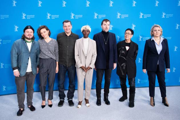 Berlinale - Jury Photocall Brady Corbet (l-r), member of the International Jury of the Berlinale 2024, Jasmine Trinca, member of the International Jury of the Berlinale 2024, Christian Petzold, member of the International Jury of the Berlinale 2024, Lupita Nyong o, President of the International Jury of the Berlinale 2024, Albert Serra, member of the International Jury of the Berlinale 2024, Ann Hui, member of the International Jury of the Berlinale 2024, and Oksana Zabuzhko, member of the International Jury of the Berlinale 2024, stand at the photocall of the International Jury of the Berlinale 2024 on February 15, 2024 in Berlin, Germany. Photo by Aurore Marechal ABACAPRESS.COM Berlin Germany Copyright: xMarechalxAurore ABACAx