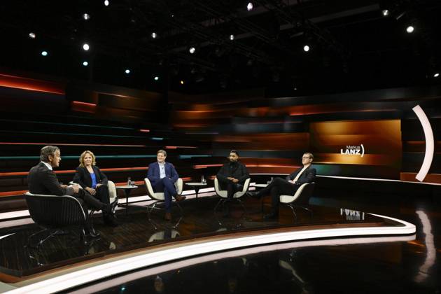 Talk show on Markus Lanz , ZDF 02 24 her Markus Lanz, Stef
