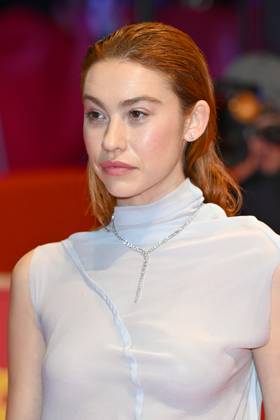 Greta Fernandez attends the screening for Cuckoo during the 74th Berlin International Film Festival at the Grand Hyatt Hotel in Berlin. FEBRUARY 16th 2024  PTYx2469