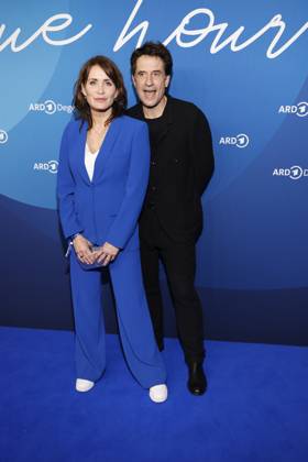 Anja Kling and Oliver Mommsen at the ARD Blue Hour as part of the 74 Berlinale on 16 02 2024 in Berlin ARD Blue Hour as part of the Berlinale 2024 in Berlin