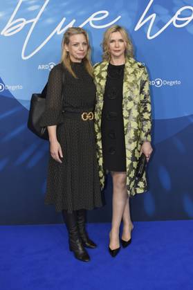 Michaela Kezele and Veronica Ferres at the ARD Blue Hour 2024 as part of the Berlinale 2024 at the Hotel Telegraphenamt Berlin, 16 02 2024 Foto:xC.xNiehausx xFuturexImagex blue_hour_4404